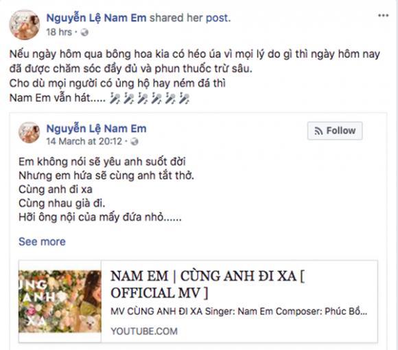 Nam Em, trương giang, sao viet