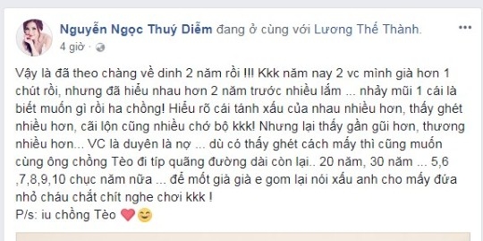 Thúy Diễm,Lương Thế Thành,sao Việt