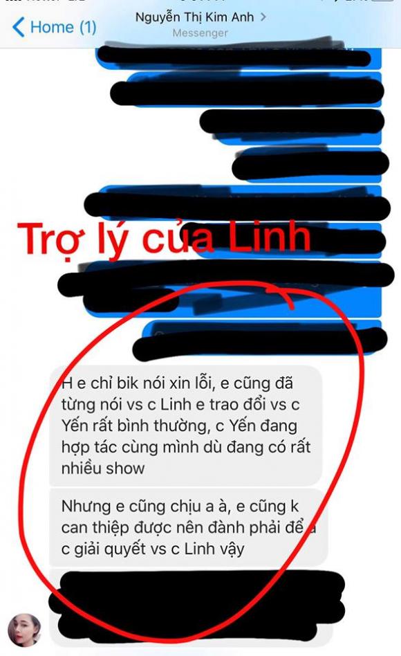 Võ Hoàng Yến, Mai Diệu Linh, sao Việt