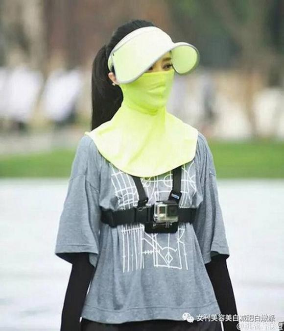 diễn viên Phạm Băng Băng, thời trang chống nắng, phạm băng băng bảo vệ da
