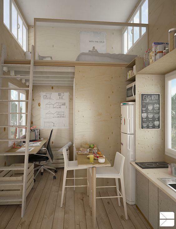 căn hộ, căn hộ 20m2, thiết kế căn hộ nhỏ