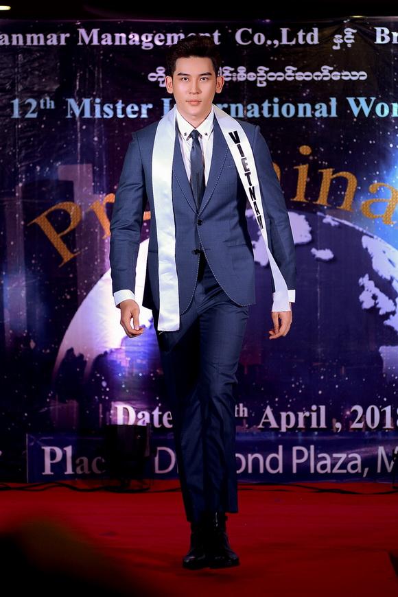 Siêu mẫu trần minh trung,trần minh trung dự thi  Mr International 2018,Mr International 2018