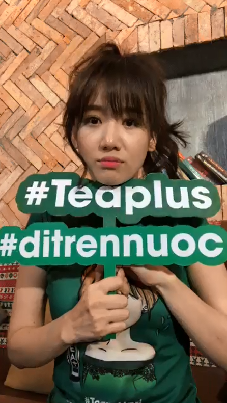 Hari Won, sao việt, Tea+ đi trên nước