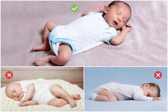 tư thế nằm ngủ, tư thế nằm ngủ của trẻ, tư thế ngủ 