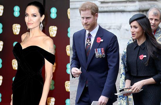 Angelina Jolie,Meghan Markle,Hoàng tử Harry