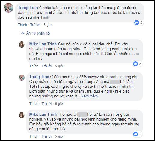 Trang Trần, Miko Lan Trinh, sao Việt