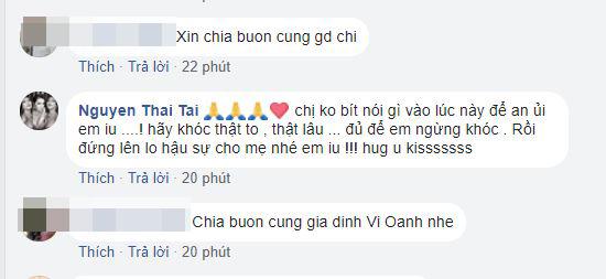 Sao chia buồn khi biết tin mẹ Vy Oanh qua đời 6 mẹ vy oanh qua đời, vy oanh, sao việt