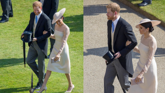 Hoàng tử Harry, công nương meghan markle, đầm xuyên thấu, sự kiện sau đám cưới