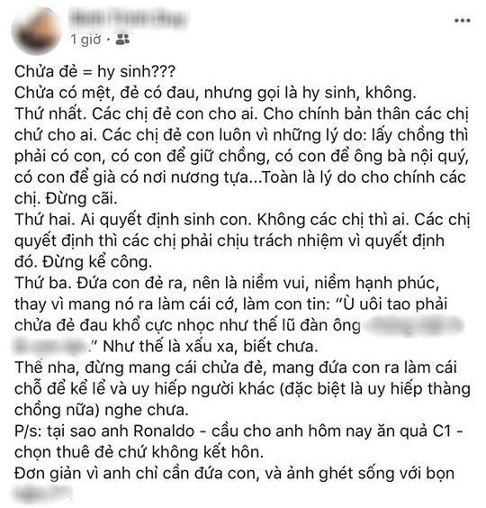 chuyện chửa đẻ, nỗi đau khi sinh con, kinh nghiệm khi sinh đỡ đau 