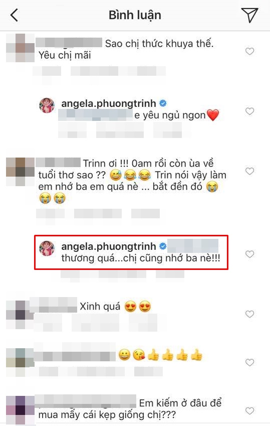 Angela Phương Trinh, ba của Angela Phương Trinh, bà mẹ nhí, sao Việt