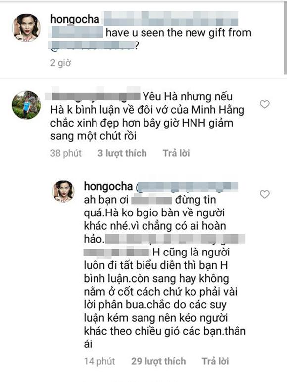 Hồ Ngọc Hà, Minh Hằng, sao Việt
