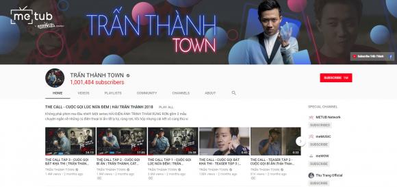 Trấn Thành,Trấn Thành được trao nút vàng YouTube,sao Việt