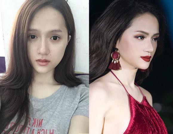 sao việt trang điểm, sao việt để mặt mộc, sao việt