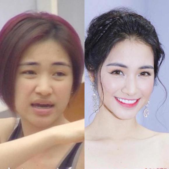 sao việt trang điểm, sao việt để mặt mộc, sao việt