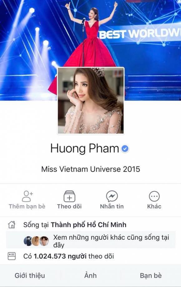 Phạm Hương,Phạm Hương mở lại Facebook,sao Việt