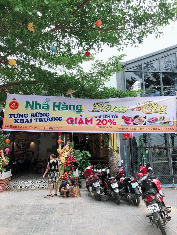 nha-hang-bong-hau-156-13-ngoisao.vn-w580-h773 1 Á hậu Nguyễn Vân Anh, nhà hàng Bông Hậu, Nhà hàng hải sản Bông Hậu