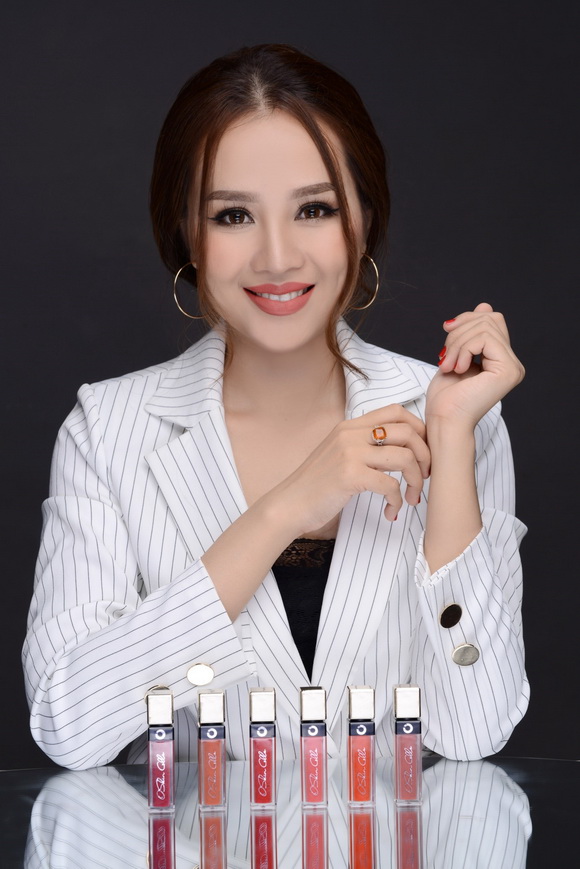 Phấn nhung Collagen, Mỹ phẩm O’Skin Cells, Son kem siêu lì