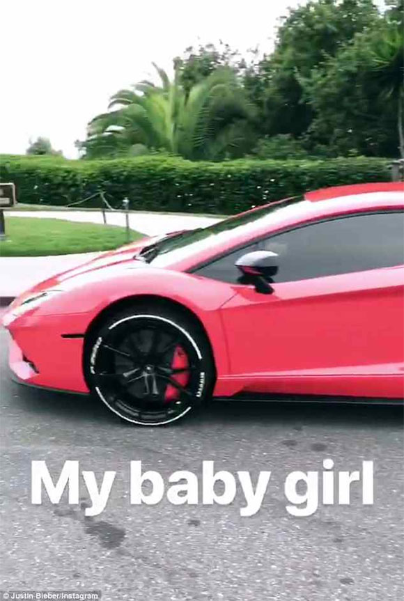 Justin Bieber, Lamborghini, siêu xe của Justin Bieber