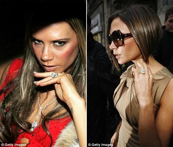 nhẫn kim cương của Victoria Beckham,  Victoria Beckham, vợ David Beckham