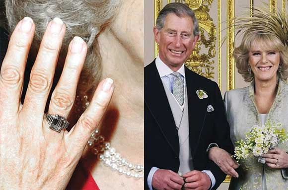 Camilla Parker, Hoàng gia Anh, Thái tử Charles, nhẫn đính hôn của Camilla Parker