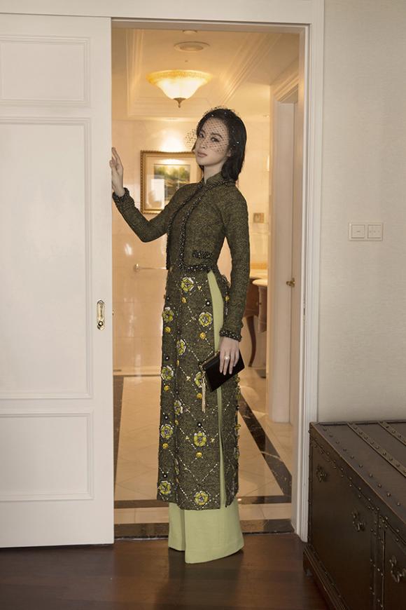 Angela Phương Trinh,sao Việt,Angela Phương Trinh diện áo dài