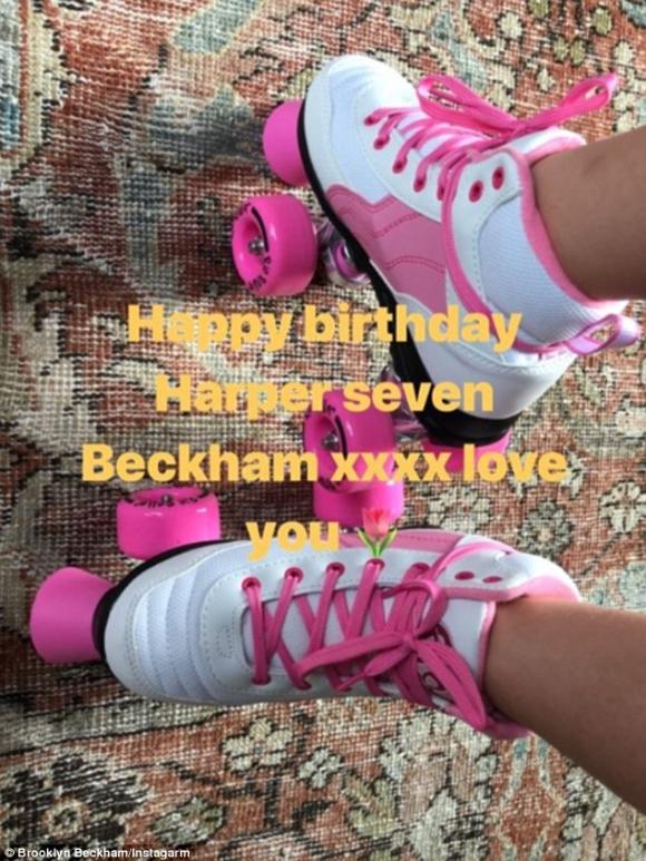 con gái David Beckham,Harper Seven Beckham,sinh nhat Harper