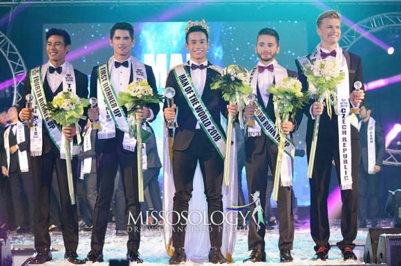 cao xuân tài, Man of the World 2018, việt nam đăng quang Man of the World 2018