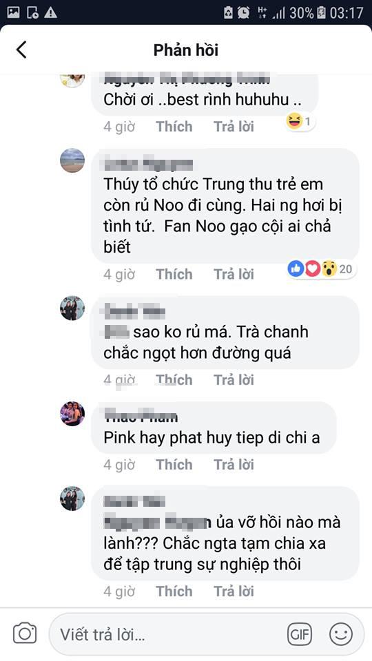 Mai Phương Thúy, Noo Phước Thịnh, sao Việt