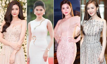 nữ hoàng thảm đỏ,showbiz Việt,sao Việt, Trương Quỳnh Anh, Chi Pu, Phạm Hương, H'Hen Nie, Hương Giang