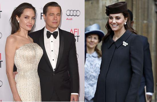 Angelina Jolie,Kate Middleton, sao hollywood