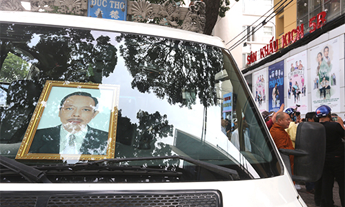 NSƯT Thanh Hoàng, đám tang NSƯT Thanh Hoàng, sao Việt