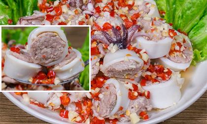 salad gan trộn cay, món ăn ngon, Clip nấu ăn