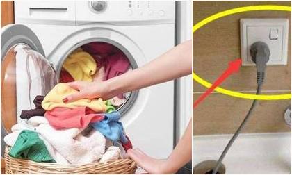 máy giặt, sử dụng máy giặt, nắp máy giặt nên đóng hay mở