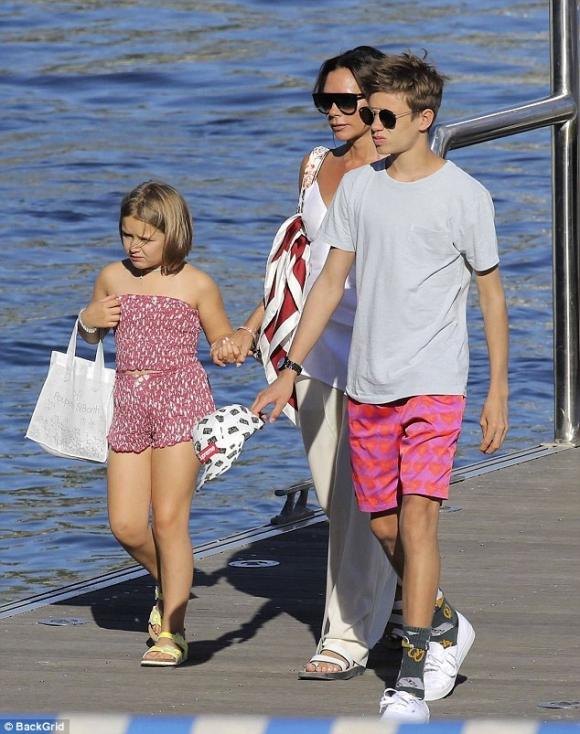 Harper Beckham,Victoria Beckham,David Beckham