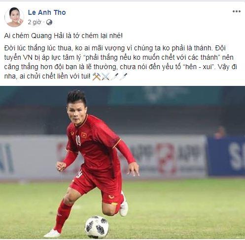 Olympic Việt Nam, Quang Hải, sao Việt, Minh Tiệp, MC Thành Trung