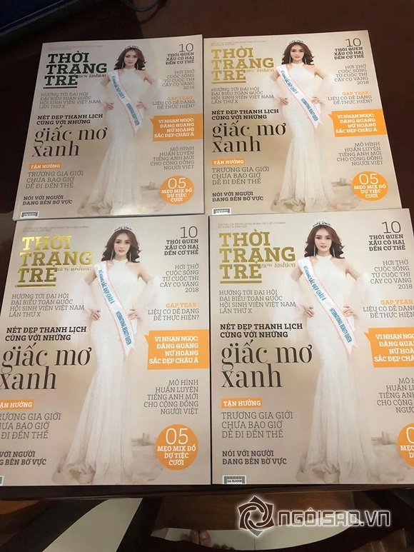 Vi Nhạn Ngọc, Tạp chí Thời Trang Trẻ, sao việt