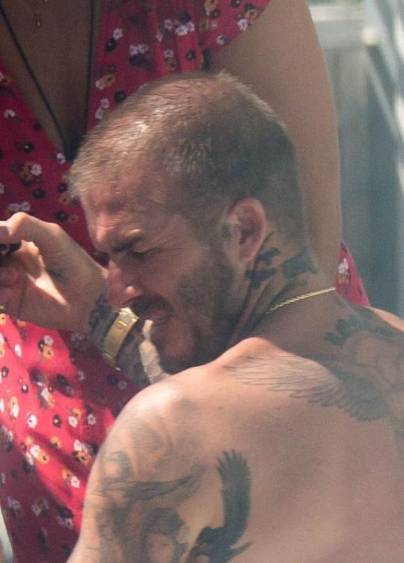 David Beckham,Beckham hói đầu,sao Hollywood