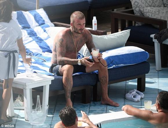 David Beckham,Beckham hói đầu,sao Hollywood