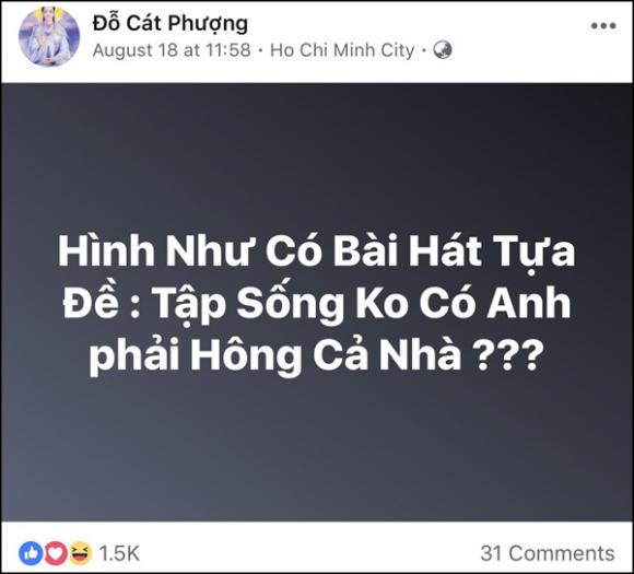 Cát Phượng, kiều minh tuấn, sao việt, an nguy yêu kmt