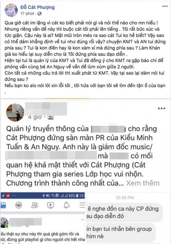 Cát Phượng, Kiều Minh Tuấn, An Nguy
