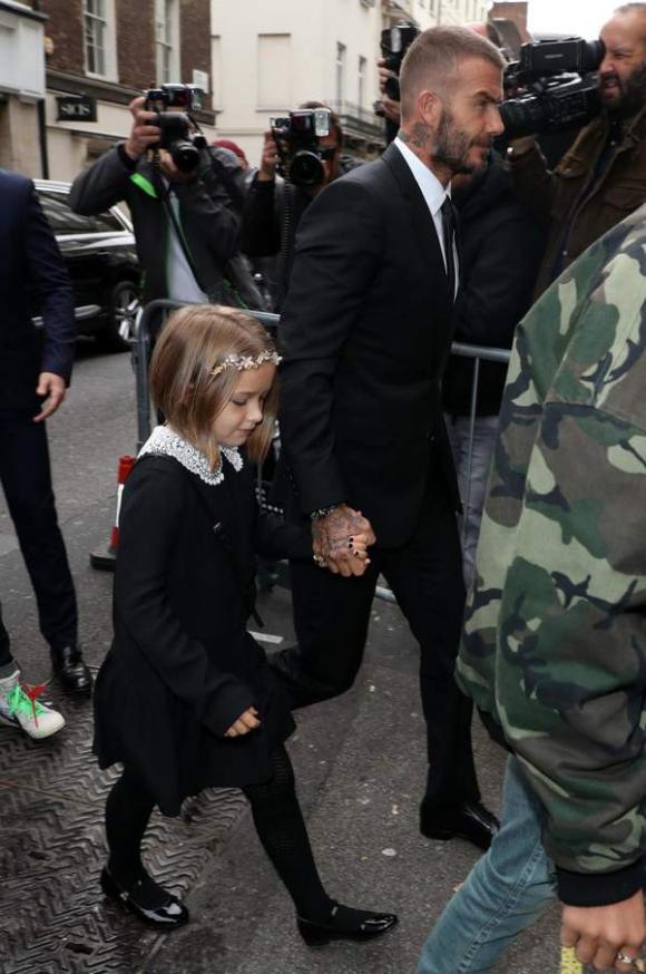 gia đình David Beckham, victoria beckham, tuần lễ thời trang london