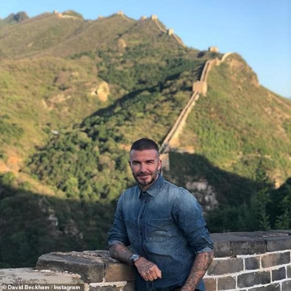 David Beckham,David Beckham đến Vạn Lý Trường Thành,sao Hollywod