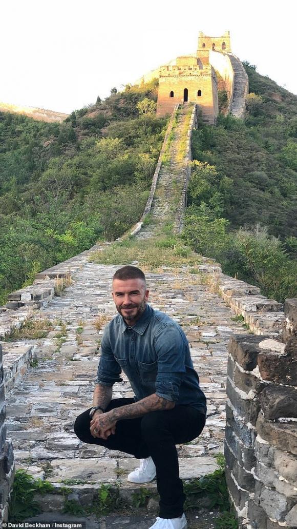 David Beckham,David Beckham đến Vạn Lý Trường Thành,sao Hollywod