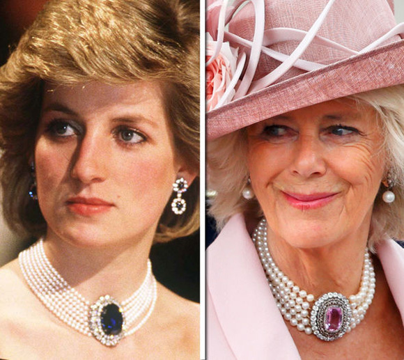 Camilla Parker, Công nương Diana, Hoàng gia Anh