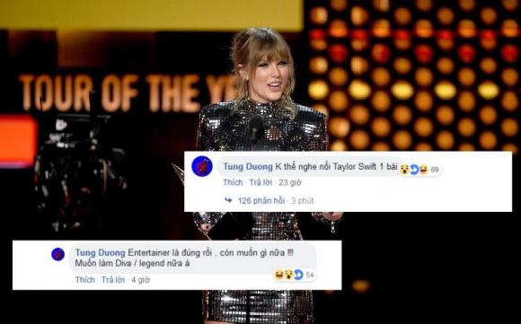 Taylor Swift, Tùng Dương, sao Việt