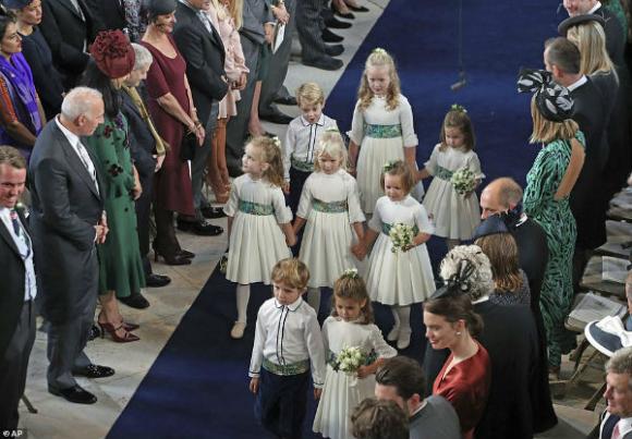 đám cưới hoàng gia, đám cưới công chúa eugenie, công chúa charlotte, hoàng tử george