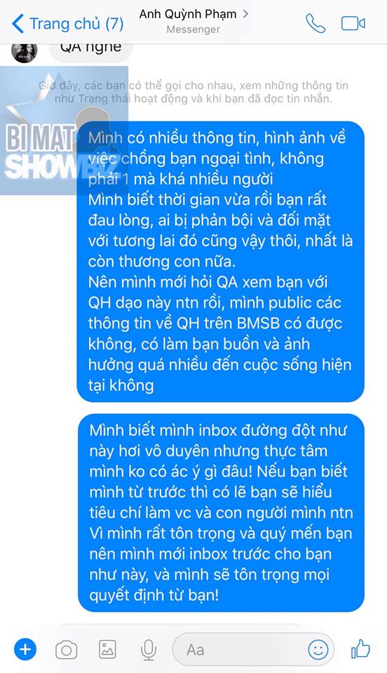  Phạm Quỳnh Anh và Quang Huy, quỳnh anh, người thứ ba, sao việt