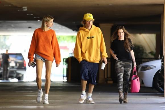 justin bieber, hailey baldwin, sao hollywood