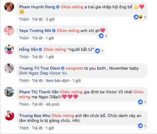 Đinh Ngọc Diệp, Victor Vũ, sao Việt
