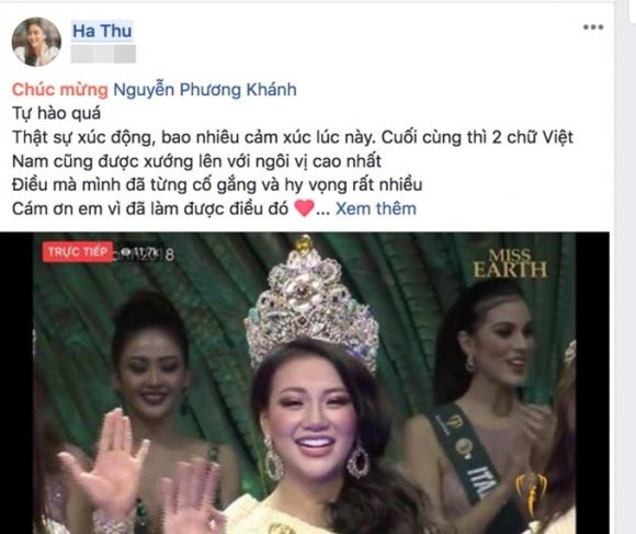 Nguyễn Phương Khánh, sao Việt, Hoa hậu Trái đất 2018